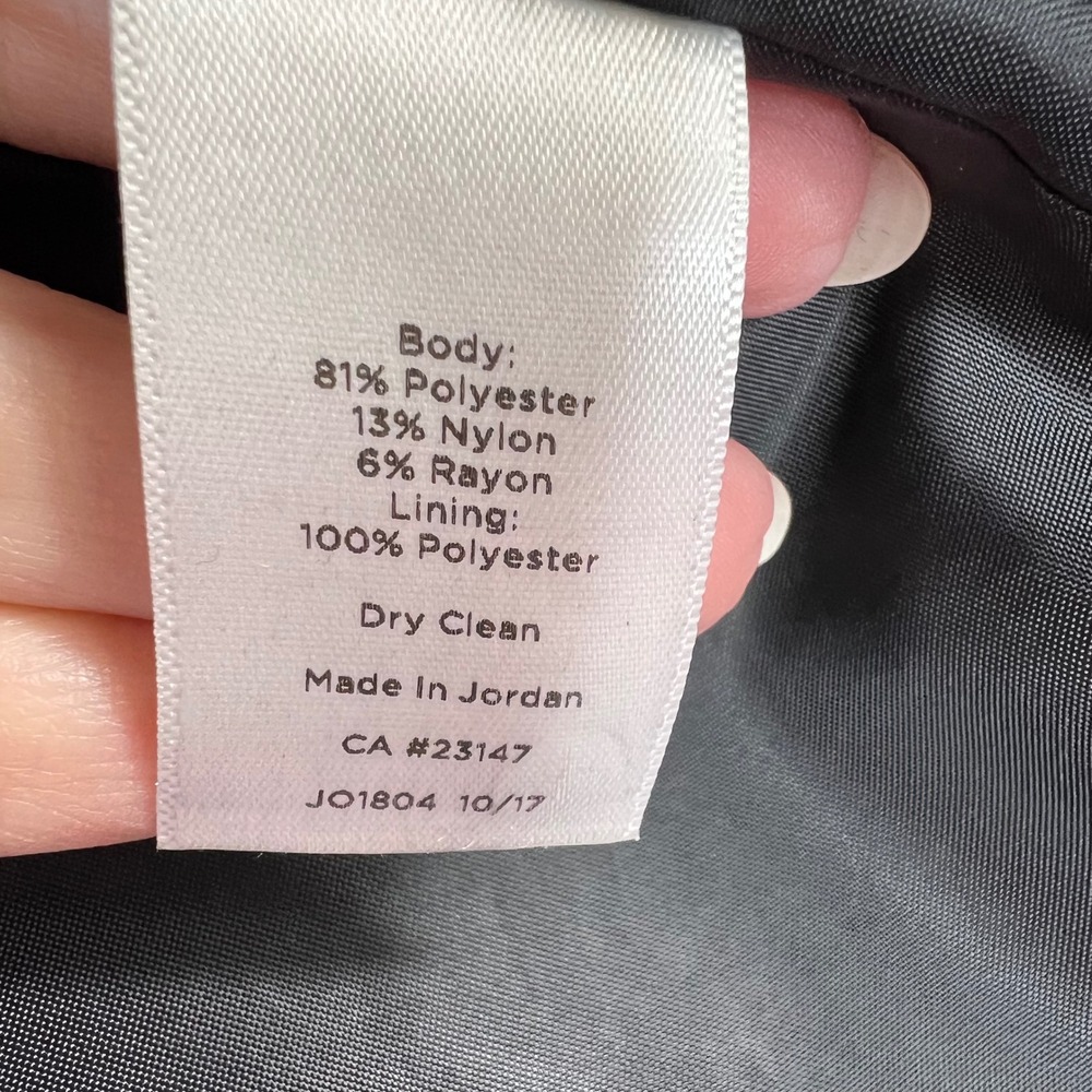 Talbots Women's Black White Tweed Jacket Blazer Size 6 Lined Classic - Picture 11 of 11